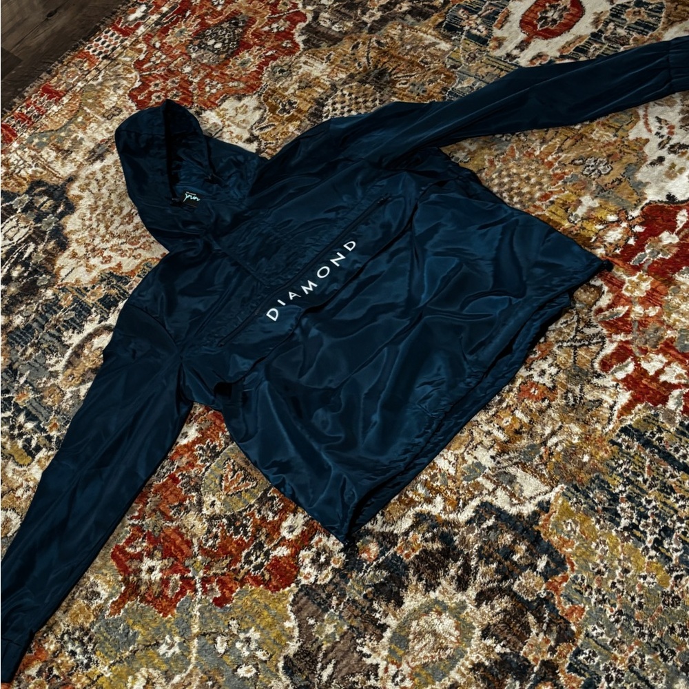 Diamond Supply Co. Navy Windbreaker